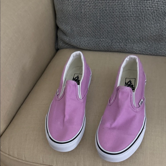Vans Classic Pink Slip-On Sneakers - Picture 1 of 6
